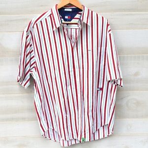 Vintage Tommy Hilfiger Pinstripe Button Down XL